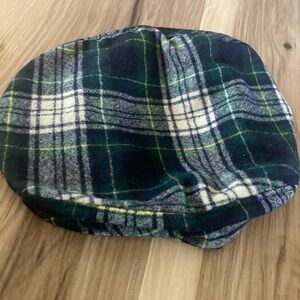 Pendleton Plaid Newsboy Driving Cap Size S/M